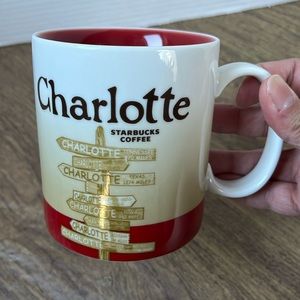 Starbucks Charlotte You Are Here Mug Coffee Cup 2009 Collector Series